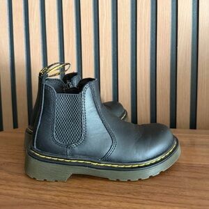 Dr. Martens Black Kids Boots